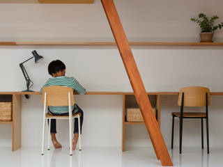 Idokoro, ma-style architects ma-style architects 미니멀리스트 서재 / 사무실