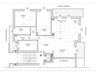 "Tabula rasa", Agostinelli Architetti - Green Interior Design Agostinelli Architetti - Green Interior Design غرفة المعيشة