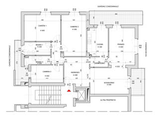 "Tabula rasa", Agostinelli Architetti - Green Interior Design Agostinelli Architetti - Green Interior Design Minimalistische woonkamers