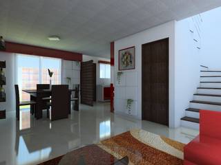 Proyecto de Remodelacion y Decoracion Casa Interes Social, IDEA Studio Arquitectura IDEA Studio Arquitectura Living room