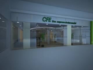 Centros de Atencion al Cliente CFE DVMN, IDEA Studio Arquitectura IDEA Studio Arquitectura مساحات تجارية