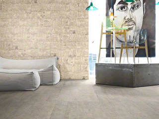 Look urbano, look Bunker. Cerámica con apariencia a cemento de Vives, Sánchez Plá Sánchez Plá Industrial style living room