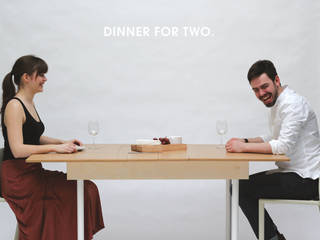 Tabe for Two, Daniel Liss Design Daniel Liss Design مطبخ