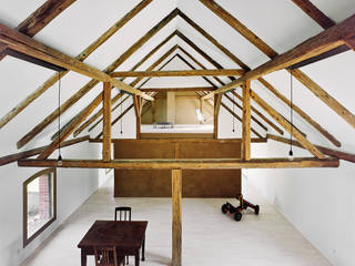 Haus Stein, JAN RÖSLER ARCHITEKTEN JAN RÖSLER ARCHITEKTEN ミニマルデザインの リビング