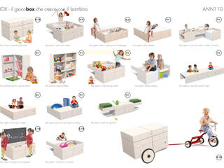 Gioco Box, Loop Landscape & Architecture Design Loop Landscape & Architecture Design Dormitorios infantiles