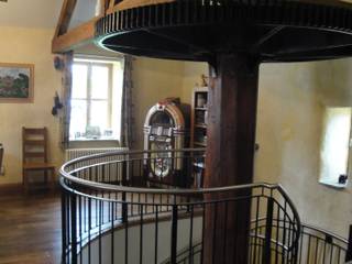 Melin Esgob, Llannerch-y-Medd, North Wales , Capra Architects Capra Architects Stairs Stairs