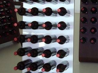 Modern wine rack Esigo 4 Esigo SRL บ้านและที่อยู่อาศัย ไม้ Wood effect ของตกแต่งและอุปกรณ์จิปาถะ