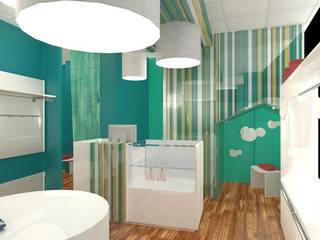 Concepto para tienda de moda infantil, AG INTERIORISMO AG INTERIORISMO Commercial spaces
