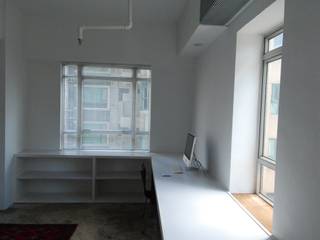 Sheung Wan Loft, atelier blur / georges hung architecte d.p.l.g. atelier blur / georges hung architecte d.p.l.g. Minimalistische Wohnzimmer
