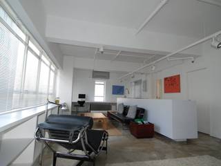 Sheung Wan Loft, atelier blur / georges hung architecte d.p.l.g. atelier blur / georges hung architecte d.p.l.g. Minimalistische Wohnzimmer