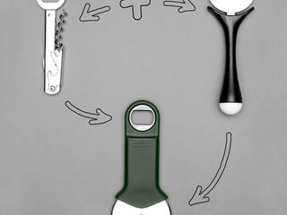 "PIZZA WHEEL” for Normann Copenhagen, Alessandro Busana Designstudio Alessandro Busana Designstudio KitchenKitchen utensils