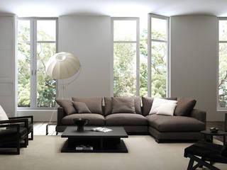 ​Modern style sofa 'LAZY TIME' , SOHOME SOHOME Nowoczesny salon