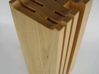.Messerblock Robinienholz - aus einem Block gefertigt, holzunicum holzunicum Кухня