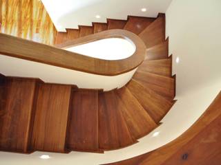 Attico bilivello | Mq. 240 | Roma | Quartiere Talenti - 2013, ar architetto roma ar architetto roma Stairs Wood Wood effect