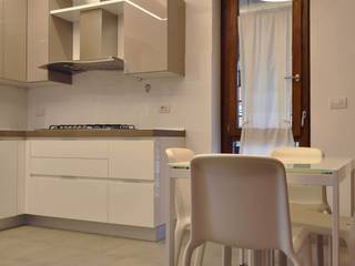 Attico bilivello | Mq. 240 | Roma | Quartiere Talenti - 2013, ar architetto roma ar architetto roma Built-in kitchens