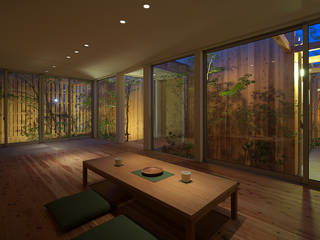 House of Nishimikuni, arbol arbol Modern living room