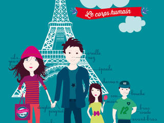 AFFICHE LE CORPS HUMAIN, A CAUSE DE TOI ! A CAUSE DE TOI ! Kinderzimmer