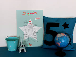 AFFICHE LE SQUELETTE, A CAUSE DE TOI ! A CAUSE DE TOI ! Nursery and Kid's Room