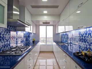 the blue kitchen ZERO9 Modern Kitchen