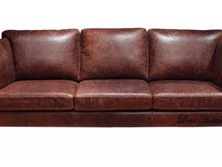 Designing with Leather Rustic Earth Sofa, Locus Habitat Locus Habitat Salon moderne
