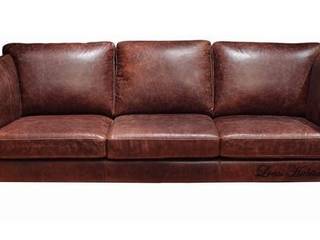 Designing with Leather Rustic Earth Sofa, Locus Habitat Locus Habitat Livings modernos: Ideas, imágenes y decoración