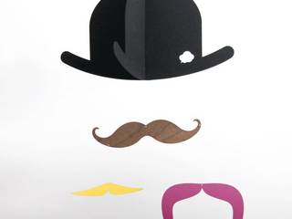 Mr. Moustache Mobile, jäll & tofta jäll & tofta Cuartos infantiles de estilo moderno