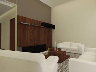 Proyecto A.A , Beatriz Quiroz Interiorismo Beatriz Quiroz Interiorismo Modern living room