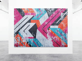 stamp - bespoke rug - thomas tramp, thomas tramp thomas tramp 모던스타일 거실