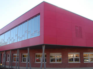 Ampliación de biblioteca Campus universitario León, URBAQ arquitectos URBAQ arquitectos Espacios comerciales