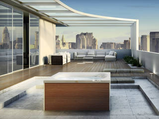 City Spa, jacuzzi jacuzzi Modern living