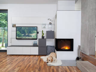 Wandpaneelsystem, HWD GmbH HWD GmbH Moderner Multimedia-Raum