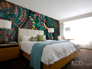 LGD01 MultiLés - ETHNIC ©, LGD01 LGD01 オリジナルな 壁&床