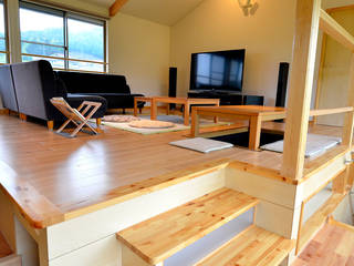 世羅の家, 宮崎環境建築設計 宮崎環境建築設計 Modern living room