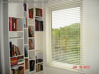 Wooden Blinds, Bass wood Blinds , Louverline Blinds Louverline Blinds غرفة المعيشة