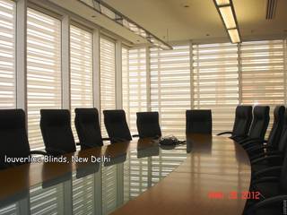 Zebra Window Blinds / Shades, Louverline Blinds Louverline Blinds غرفة المعيشة