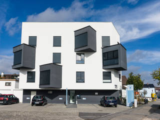 Mixed-use Building in Lorsch, Germany, Helwig Haus und Raum Planungs GmbH Helwig Haus und Raum Planungs GmbH Commercial spaces