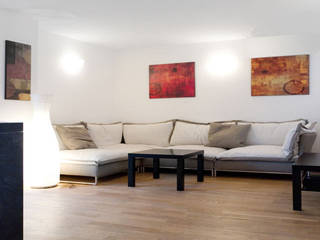 Luce zenitale, PAZdesign PAZdesign Mediterranean style living room
