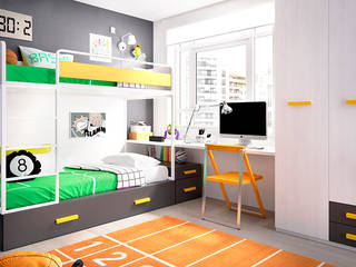 Compactos juveniles, Mueblalia Mueblalia モダンデザインの 子供部屋