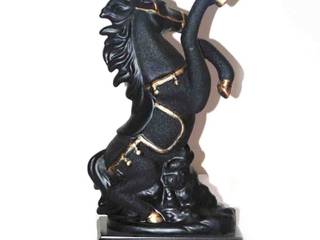 Polyresin Jumping Horse Statue, M4design M4design Więcej pomieszczeń