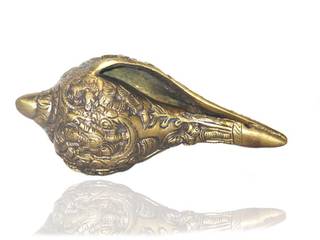 Antique Brass Auspicious Conch Shell, M4design M4design Więcej pomieszczeń