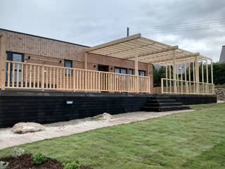 Gwel an Mor Lodges - Cornwall (Turnkey Builds), Building With Frames Building With Frames Casas modernas Madera Acabado en madera