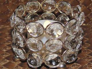 Oval Crystal Tealight Holders/ Seasonal Gifts, M4design M4design Asyatik Mutfak