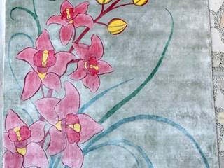 Painted Silk Carpets, Rugs De Indiska Rugs De Indiska Boden