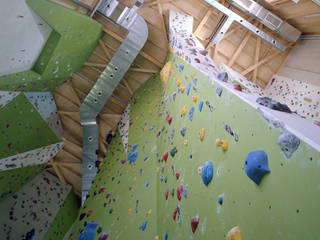 Kletterhalle, FinsterwalderArchitekten FinsterwalderArchitekten Modern gym