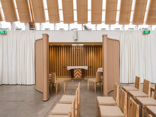 ​Cardboard Cathedral, 坂茂建築設計 (Shigeru Ban Architects) 坂茂建築設計 (Shigeru Ban Architects) Espacios