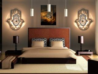 LUMINAIRES DESIGN, SAINT YORK DESIGN SAINT YORK DESIGN Modern style bedroom