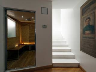Villa Libera (Liguria Ponente), studiodonizelli studiodonizelli Modern Corridor, Hallway and Staircase