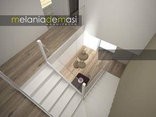 Casale Re-work, melania de masi architetto melania de masi architetto Corridor, hallway & stairs