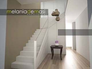 Casale Re-work, melania de masi architetto melania de masi architetto Staircase, Corridor and Hallway