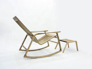 Kinetic Line_Rocking Chair, ARTIZAC ARTIZAC غرفة المعيشة